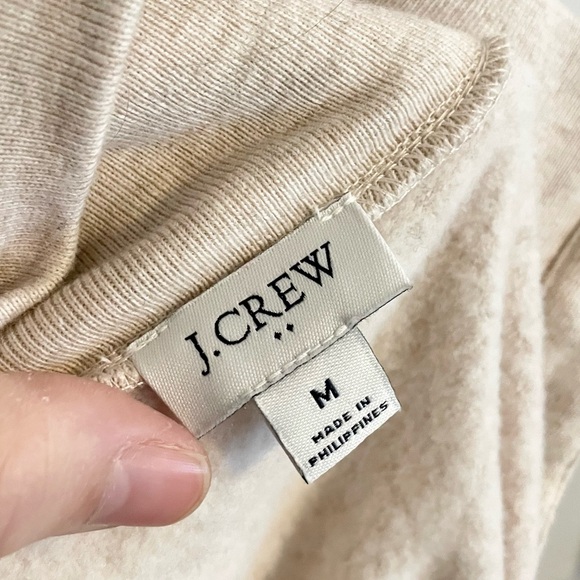 J Crew Wide Button Collar Sweatshirt Pullover - Picture 6 of 7